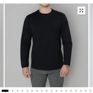 Men's Classic Black Long Sleeve Tee